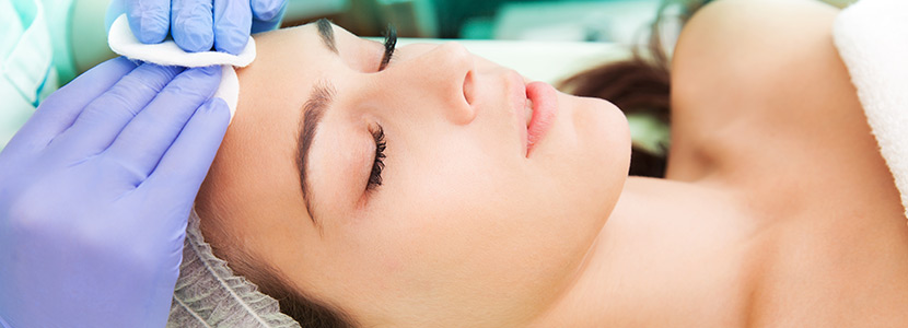 Chemical peel treatment at je clinic near Wells